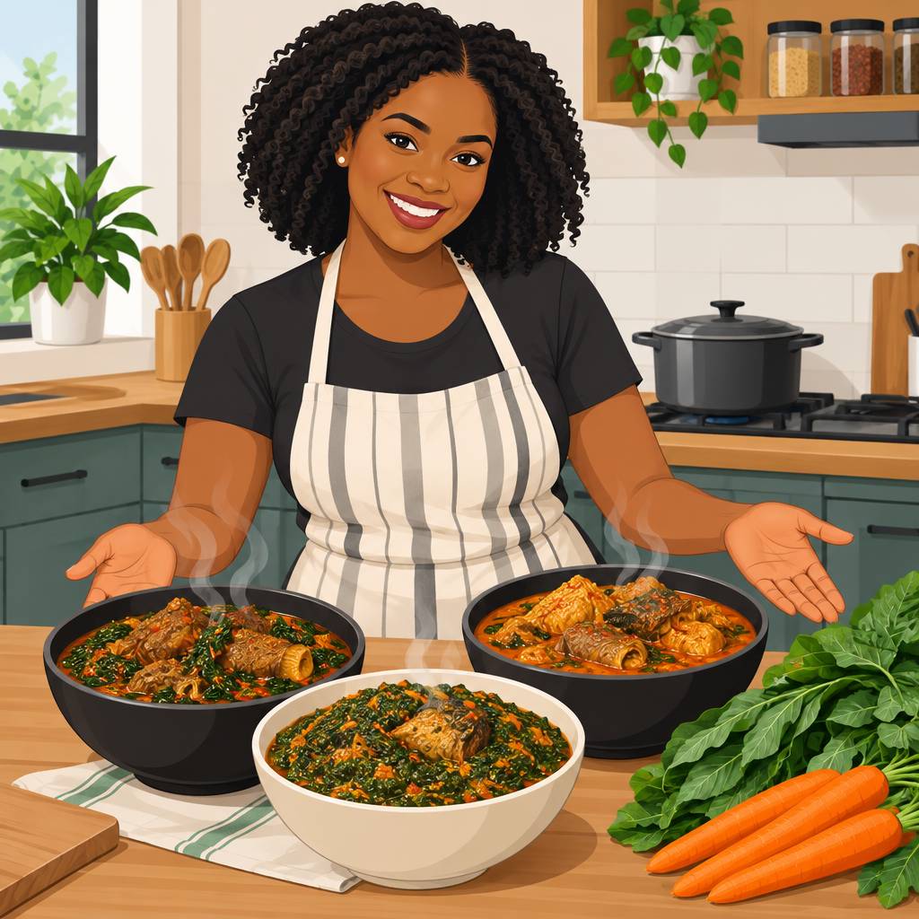 Hearty Nigerian Soups Rich in Vitamins and Minerals